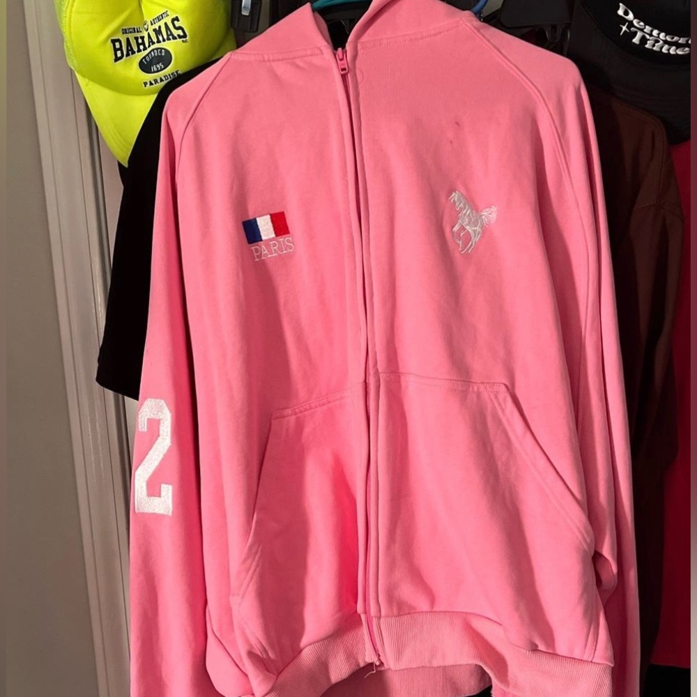 Balenciaga polo zip up